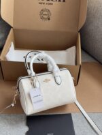 Coach 24Ss Mini Boston Pillow Bag Classic Small Size With Large Capacity