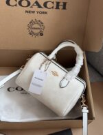Coach 24Ss Mini Boston Pillow Bag Classic Small Size With Large Capacity - Image 4