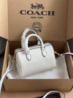 Coach 24Ss Mini Boston Pillow Bag Classic Small Size With Large Capacity - Image 7