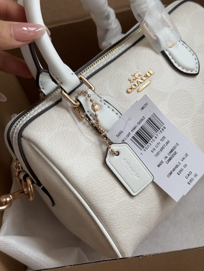 Coach 24Ss Mini Boston Pillow Bag Classic Small Size With Large Capacity - Image 8