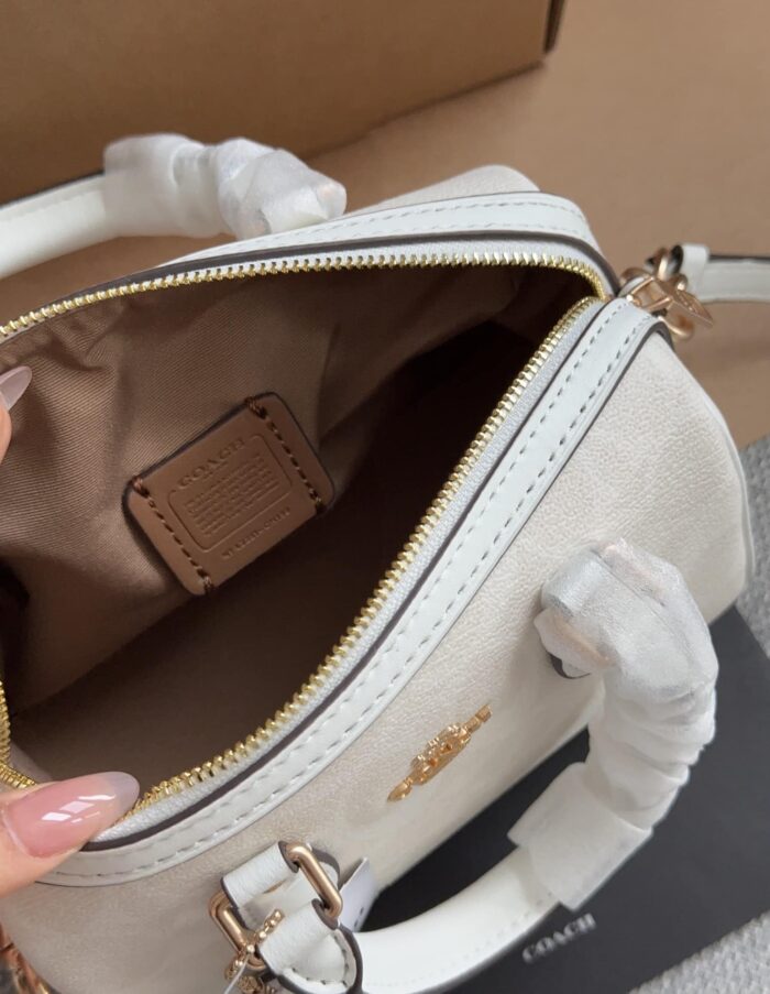 Coach 24Ss Mini Boston Pillow Bag Classic Small Size With Large Capacity - Image 9
