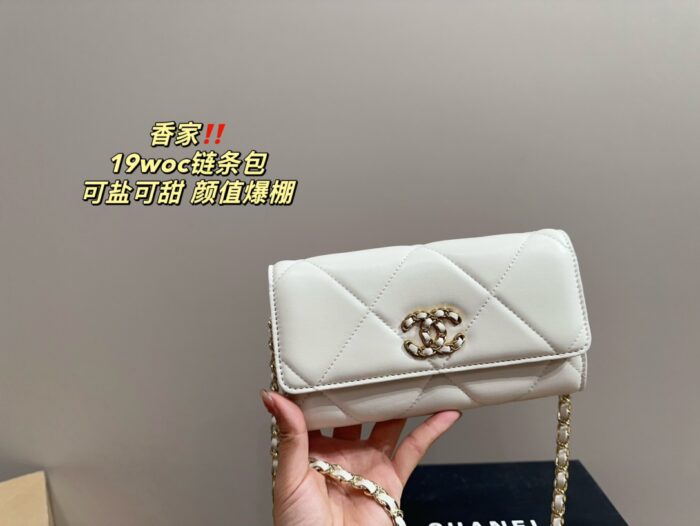 Chanel 19Woc Chain Bag - Versatile Classic, Elegant And Cute - Image 1