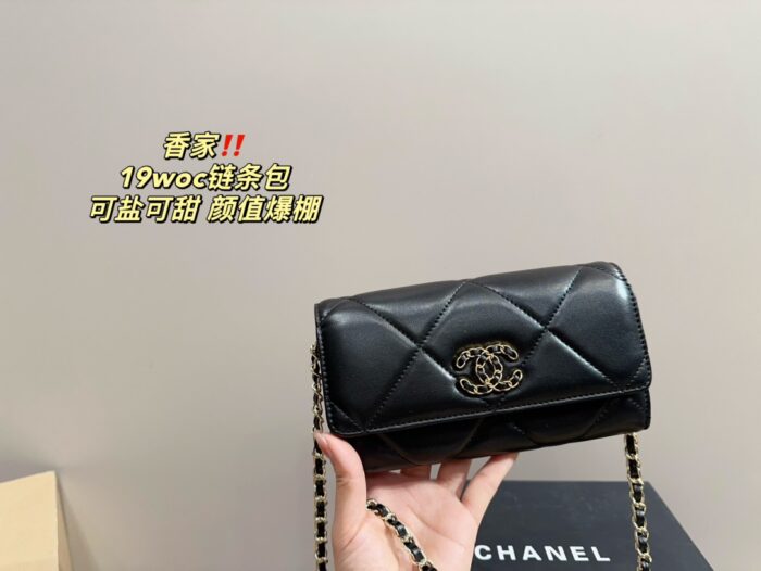 Chanel 19Woc Chain Bag - Versatile Classic, Elegant And Cute - Image 4