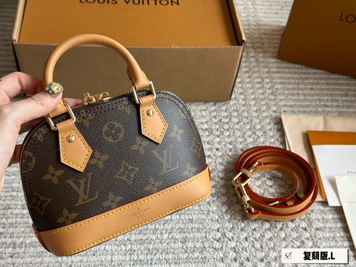 Louis Vuitton Nano Alma Handbag and Crossbody Bag - Image 2