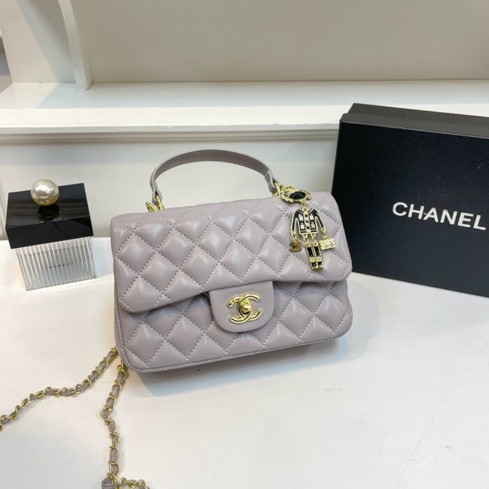 Chanel Quilted Lock Puppet Pendant Handbag - Image 7
