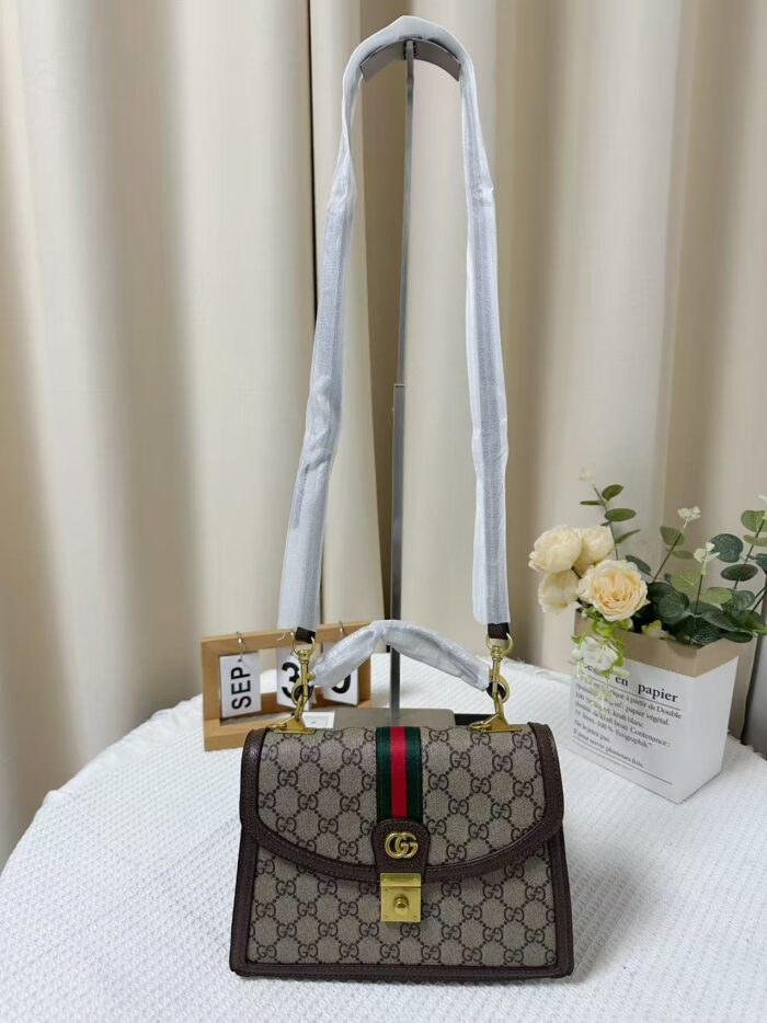 Gucci Classic Double G Monogram Handbag - Image 4