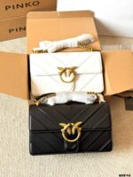 PINKO Classic Black Swallow Bag