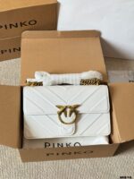 PINKO Classic Black Swallow Bag - Image 3