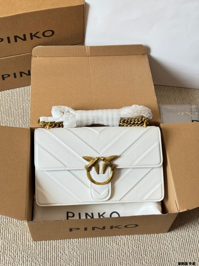PINKO Classic Black Swallow Bag - Image 3