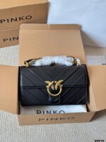 PINKO Classic Black Swallow Bag - Image 2
