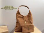 Yves Saint Laurent suede underarm clutch