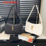 Yves Saint Laurent Black and White Bicolour Classic Underarm Bag