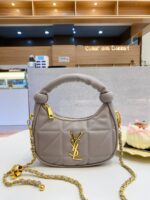 Yves Saint Laurent Mini Handbag with Diamond Quilting - Image 4