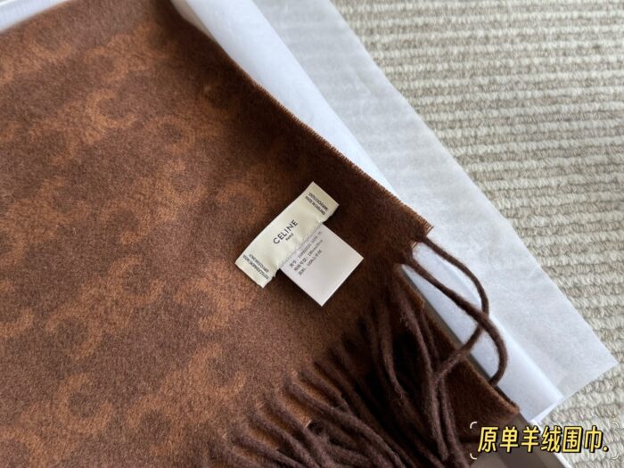 Celine Cashmere Scarf Delicate Colour Palette Soft And Comfortable With Box - Image 2
