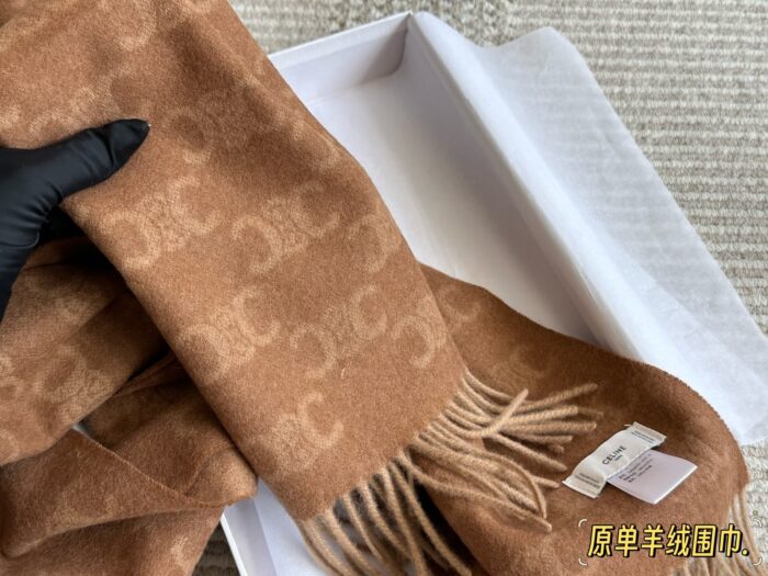 Celine Cashmere Scarf Delicate Colour Palette Soft And Comfortable - Image 9