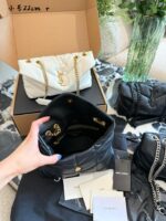 Yves Saint Laurent Cloud Bag In Black Gold – Yang Mi'S Signature Style. Soft And Adorable, Stunning Looks. - Image 9