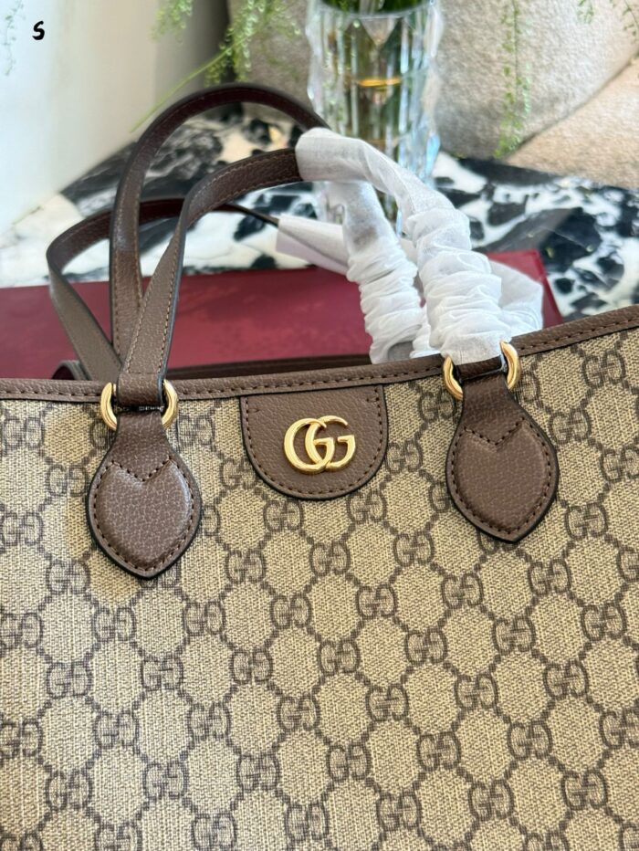 Gucci Ophidia Tote Shopping Bag Signature Print Sleek And Elegant Generous Capacity Versatile - Image 4