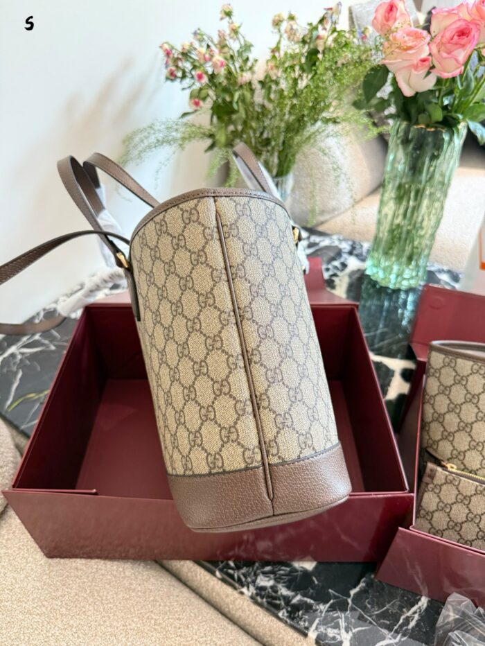 Gucci Ophidia Tote Shopping Bag Signature Print Sleek And Elegant Generous Capacity Versatile - Image 6