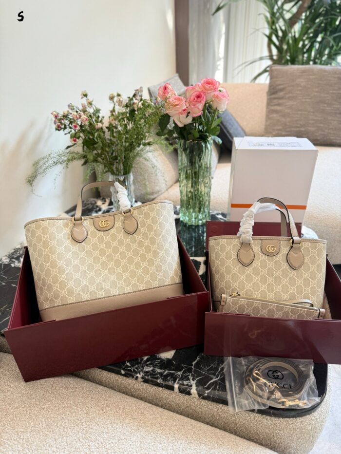 Gucci Ophidia Tote Shopping Bag - Classic Print, Large Capacity, Versatile - Image 1