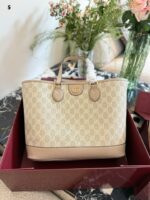 Gucci Ophidia Tote Shopping Bag - Classic Print, Large Capacity, Versatile - Image 3