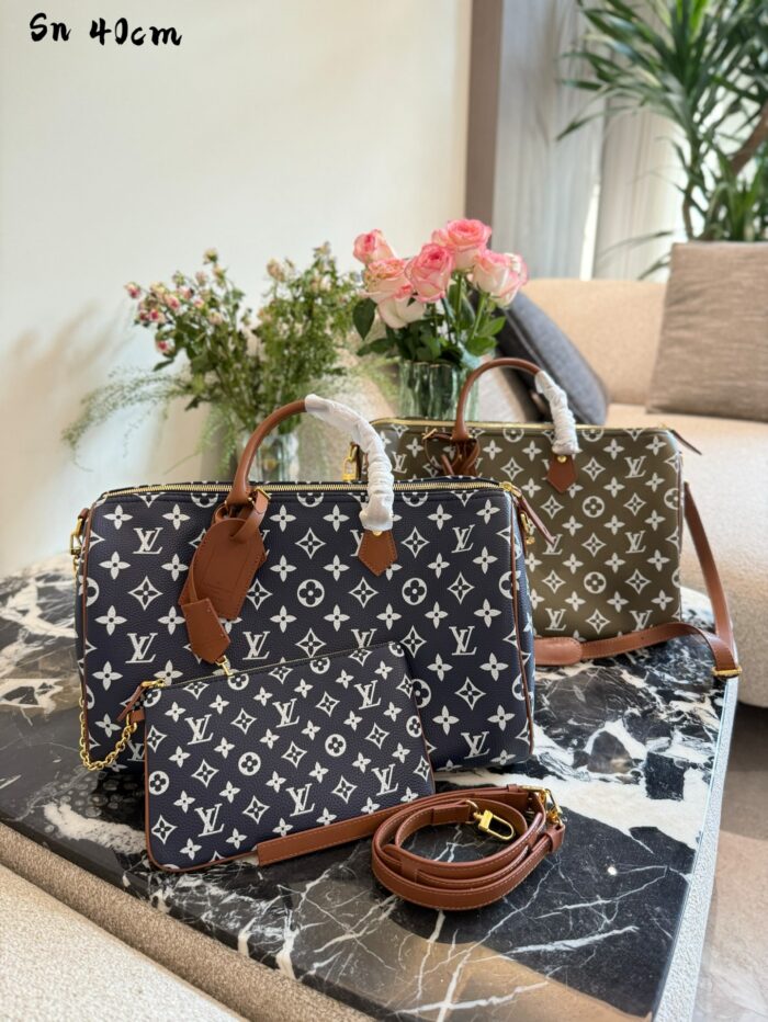 Louis Vuitton Speedy P9 Autumn/Winter 2025 Stylish Travel Bag Natural Leather Multi-Colour - Image 1