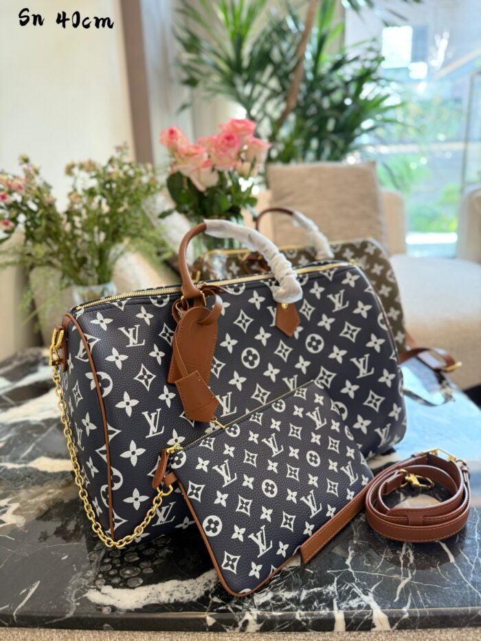 Louis Vuitton Speedy P9 Autumn/Winter 2025 Stylish Travel Bag Natural Leather Multi-Colour - Image 2