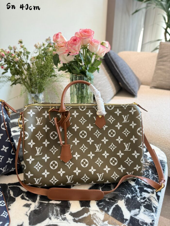 Louis Vuitton Speedy P9 Autumn/Winter 2025 Stylish Travel Bag Natural Leather Multi-Colour - Image 3
