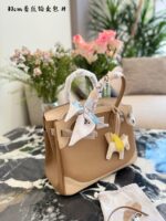 Hermès Birkin Lace Edition Grey Swift Leather Exuding Feminine Charm - Image 2