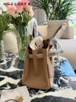 Hermès Birkin Lace Edition Grey Swift Leather Exuding Feminine Charm - Image 4