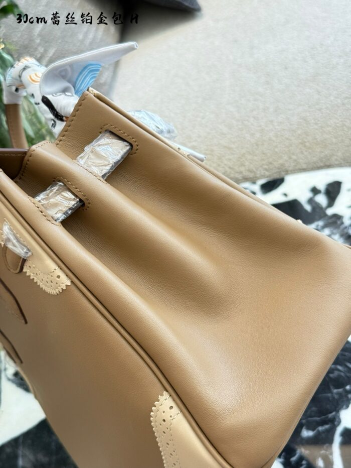 Hermès Birkin Lace Edition Grey Swift Leather Exuding Feminine Charm - Image 7