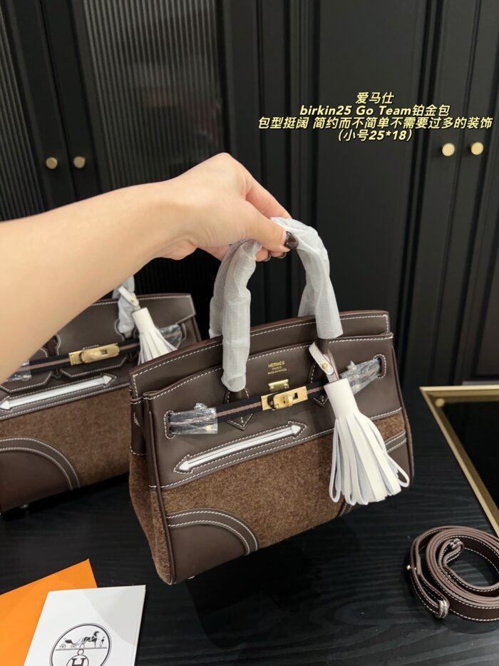 Hermès Birkin 25 Go Team Platinum Bag Structured, Minimalist, Vintage Chic - Image 2