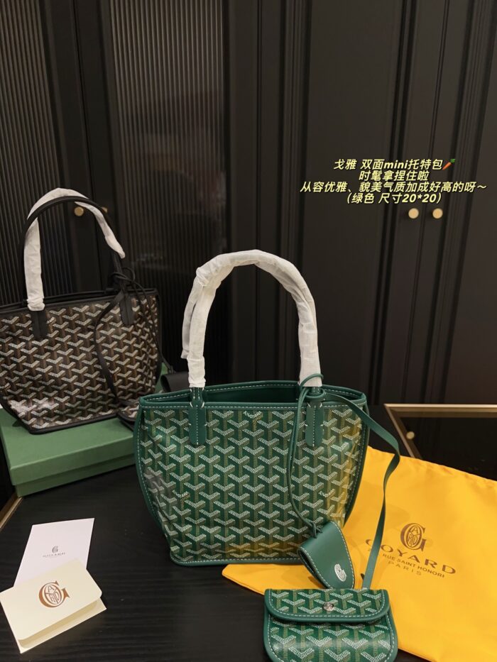 Goyard Reversible Mini Tote Bag Stylish, Elegant And Versatile - Image 13