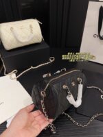 Chanel Bowling Bag: Compact, Plump, Handheld, Crossbody, Detachable Chain Bag - Image 7