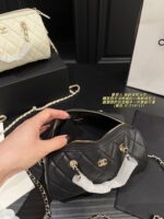 Chanel Bowling Bag: Compact, Plump, Handheld, Crossbody, Detachable Chain Bag - Image 8