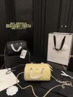 Chanel Bowling Bag: Compact, Plump, Handheld, Crossbody, Detachable Chain Bag - Image 12