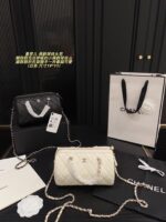 Chanel Bowling Bag: Compact, Plump, Handheld, Crossbody, Detachable Chain Bag - Image 16