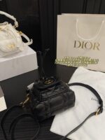 Dior Caro Bucket Bag Classic Cannage Lambskin Generous Capacity Jisoo'S Signature Style - Image 8