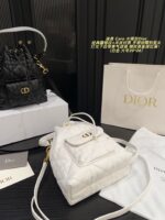 Dior Caro Bucket Bag Classic Cannage Pattern Sheepskin Leather Spacious Capacity Exquisite And Luxurious Jisoo'S Signature Style - Image 5
