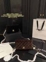 Chanel Velvet Gold Diamond Ball Woc Fortune Bag With Adjustable Diamond-Studded Chain - Image 10