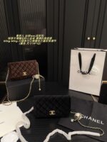 Chanel Velvet Gold Diamond Ball Woc Fortune Bag With Adjustable Diamond-Studded Chain - Image 13