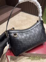 Gucci Classic Gg Monogram Underarm Bag Spacious, Vintage-Chic - Image 7