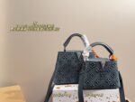Louis Vuitton Capucines Denim Tote Bag Timeless, Versatile And Supremely Sophisticated
