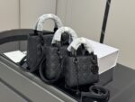 Dior Lady Dior Satin Series Diamond Quilted Handbag Premium Quality, Upgraded With Foldable Box - Image 5