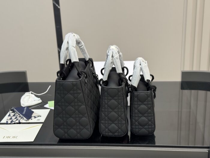 Dior Lady Dior Satin Series Diamond Quilted Handbag Premium Quality, Upgraded With Foldable Box - Image 6