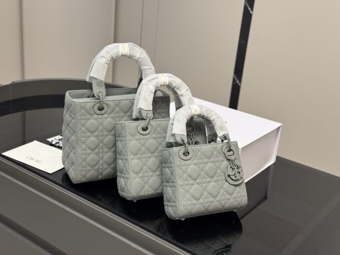 Dior Lady Dior Satin Series Diamond Quilted Handbag Premium Quality, Upgraded With Foldable Box - Image 14