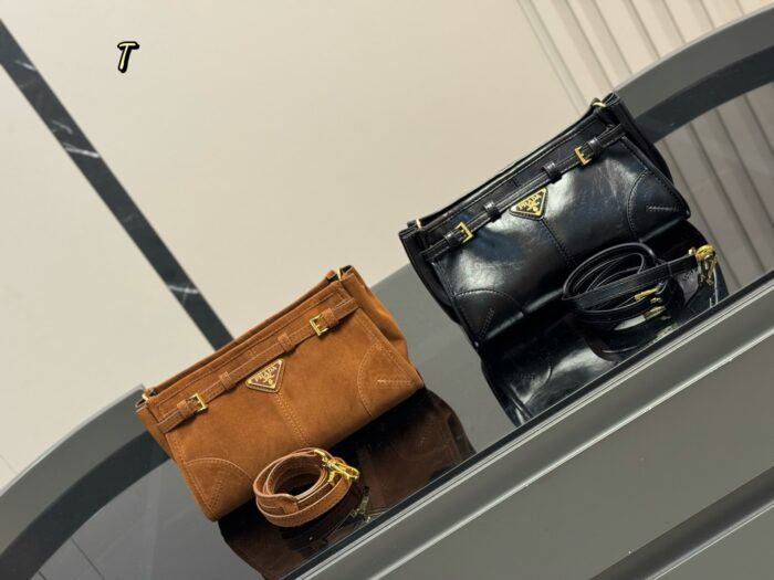 Prada Soft Lux Underarm Bag Generous Capacity Suitable For Banquets And Everyday Use - Image 1