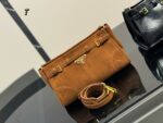 Prada Soft Lux Underarm Bag Generous Capacity Suitable For Banquets And Everyday Use - Image 5