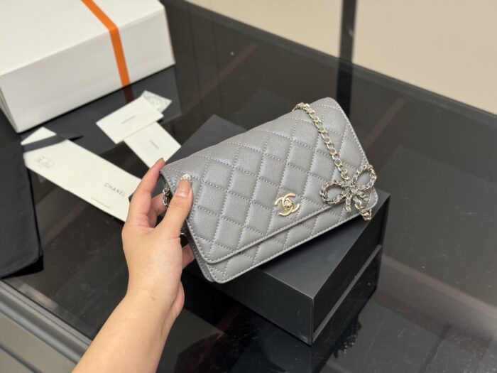 Chanel New Bow-Adorned Fortune Woc With Card Slots And Hidden Pocket - Practical - Image 14