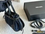 Prada Softlux Oil-Wax Leather Handbag/Underarm Bag Ultra-Light Oil-Wax Leather Includes Long Shoulder Strap - Image 3