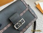 Louis Vuitton Dauphine Soft Handbag 2024 Spring/Summer Runway Style Cowhide Trim Monogram Soft Silhouette Unisex Comes With Gift Box - Image 4